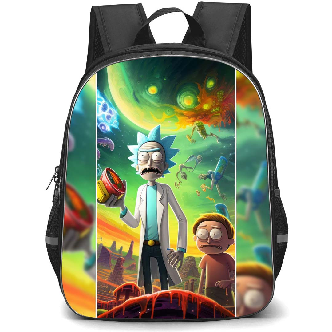 Rick And Morty Backpack StudentPack - Rick and Morty Aesthetic Poster