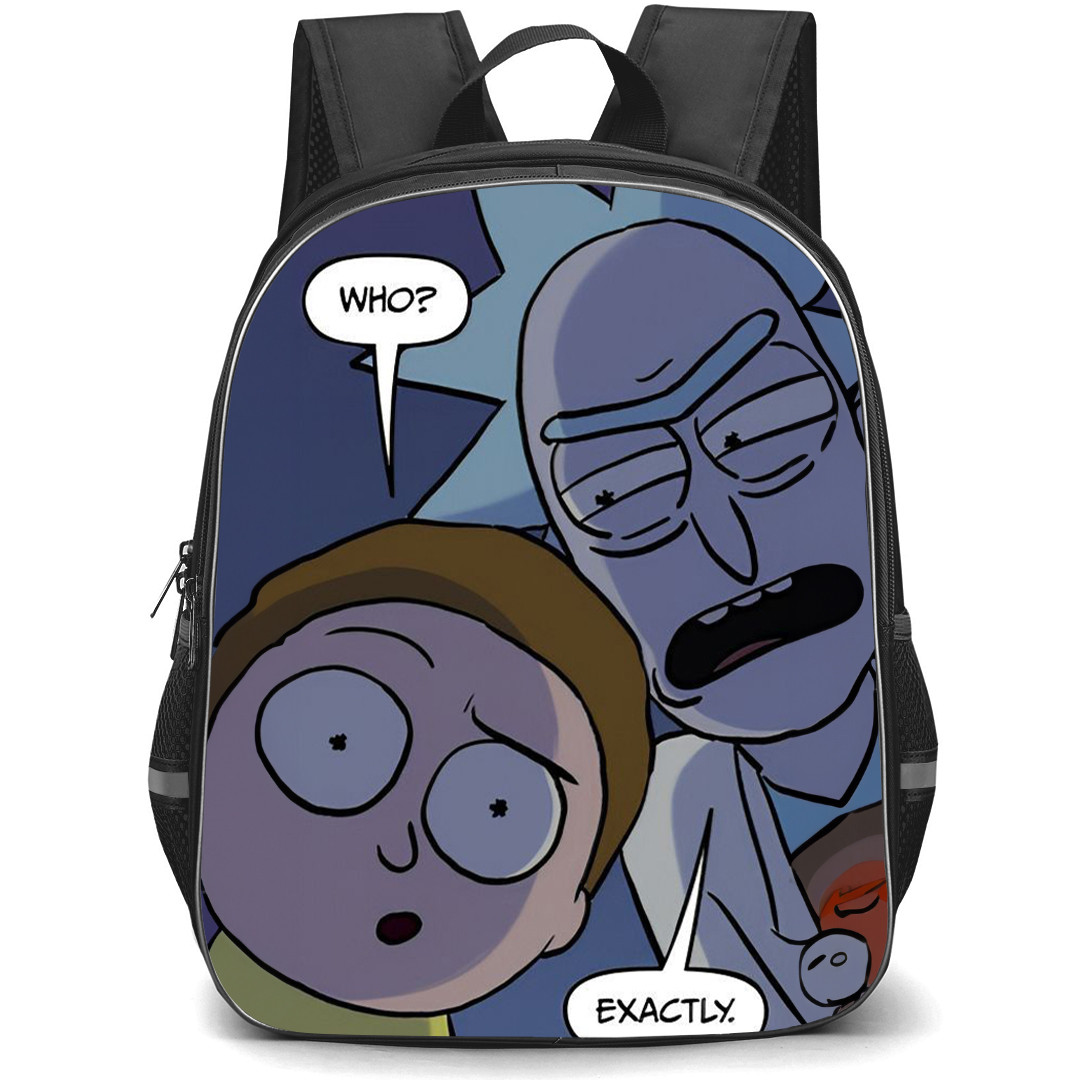 Rick And Morty Backpack StudentPack - Rick And Morty Conversation Poster