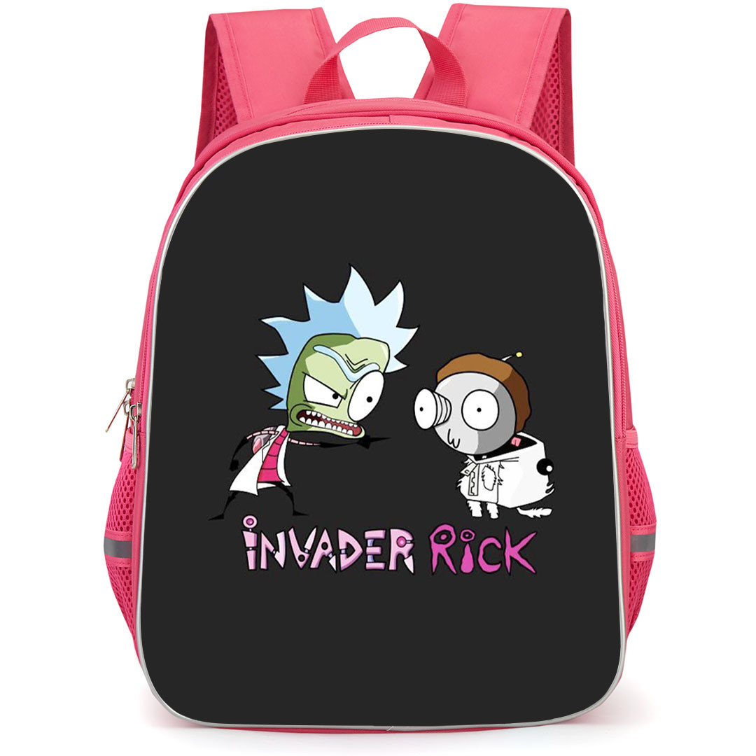 Rick And Morty Backpack StudentPack - Rick And Morty Invader Rick Poster
