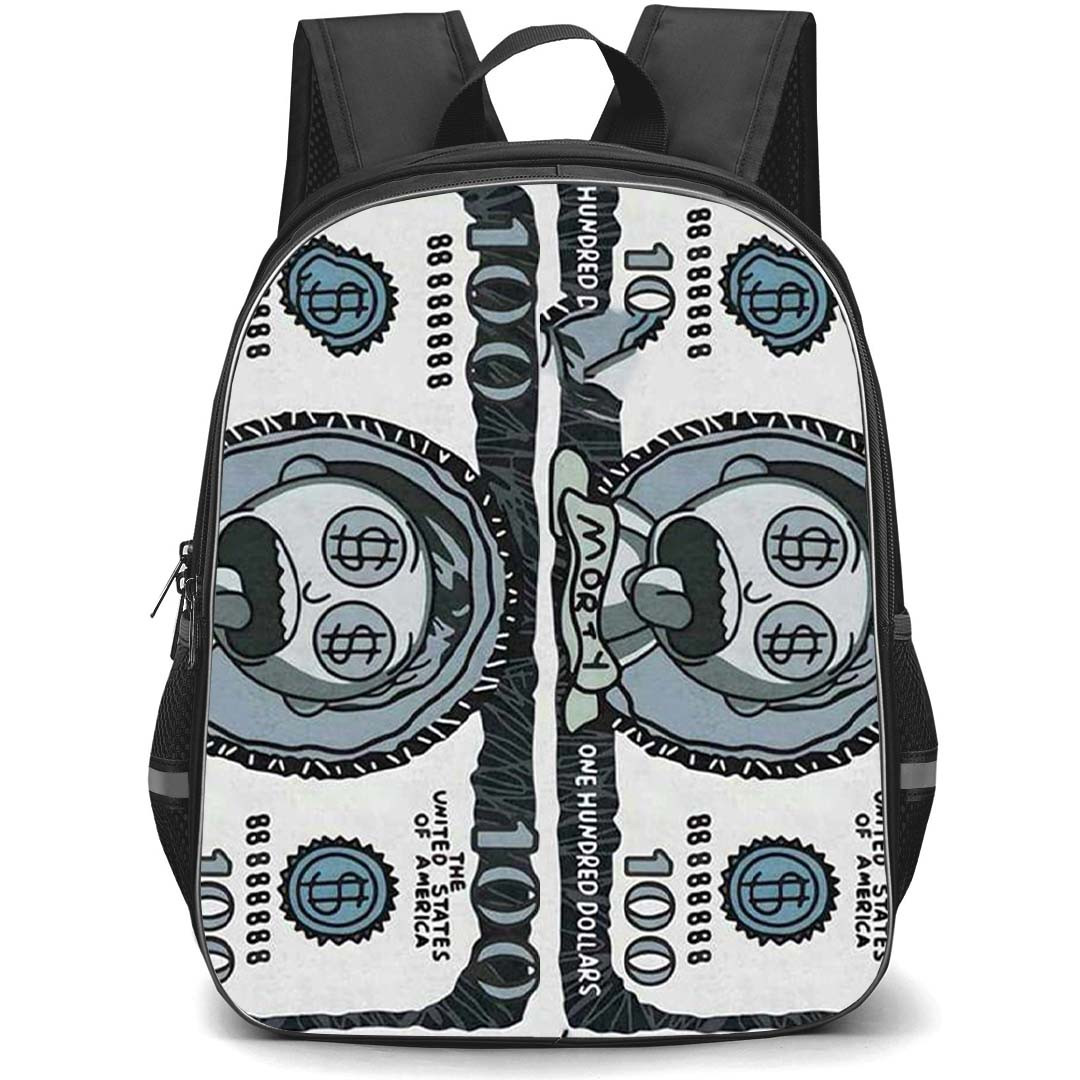Rick And Morty Morty Smith Backpack StudentPack - Morty Smith Avatar Inside The Dollar Poster