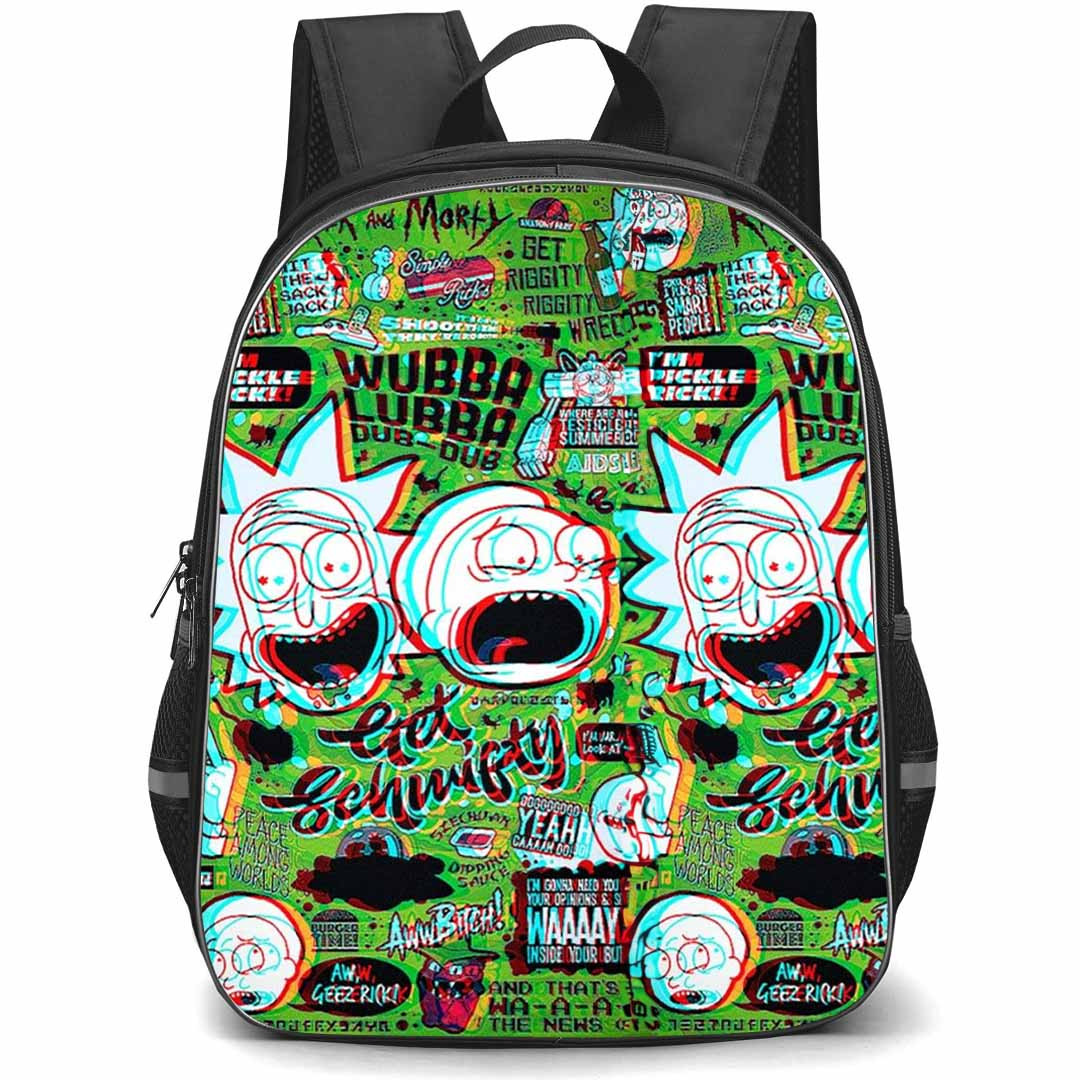 Rick And Morty Backpack StudentPack - Rick And Morty Quotes Poster