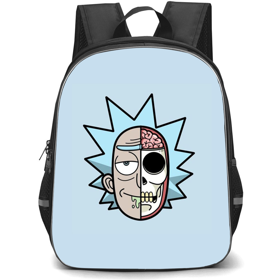 Rick And Morty Backpack StudentPack - Rick And Morty Rick and Morty X Dissected Illustration Art
