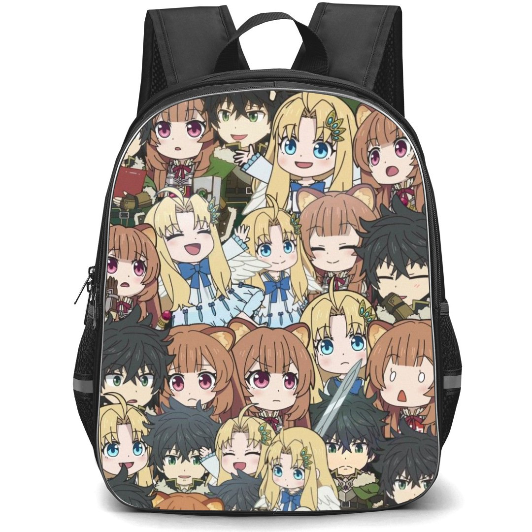 The Rising of the Shield Hero Backpack StudentPack - Characters Chibi Art Collage