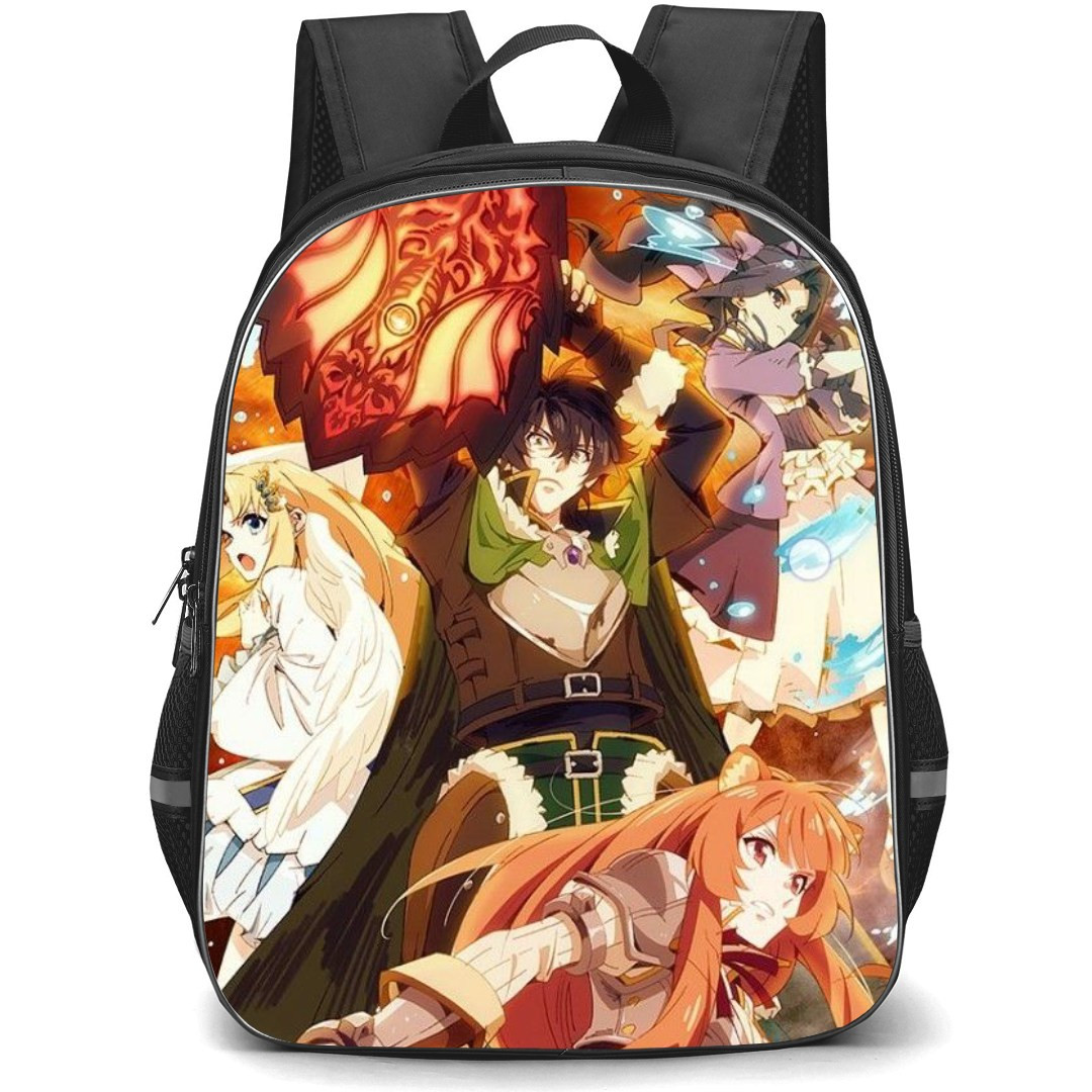 The Rising of the Shield Hero Backpack StudentPack - Characters Fighting Pose