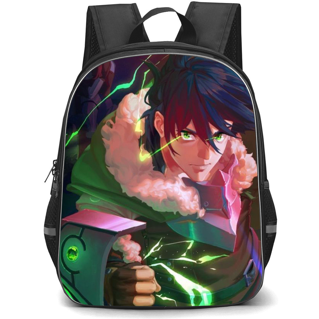 The Rising of the Shield Hero Naofumi Iwatani Backpack StudentPack - Naofumi Iwatani Attack Pose