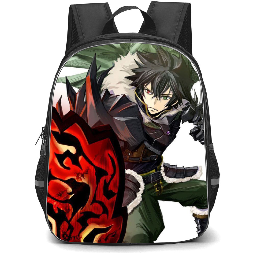 The Rising of the Shield Hero Naofumi Iwatani Backpack StudentPack - Naofumi Iwatani Defense Pose