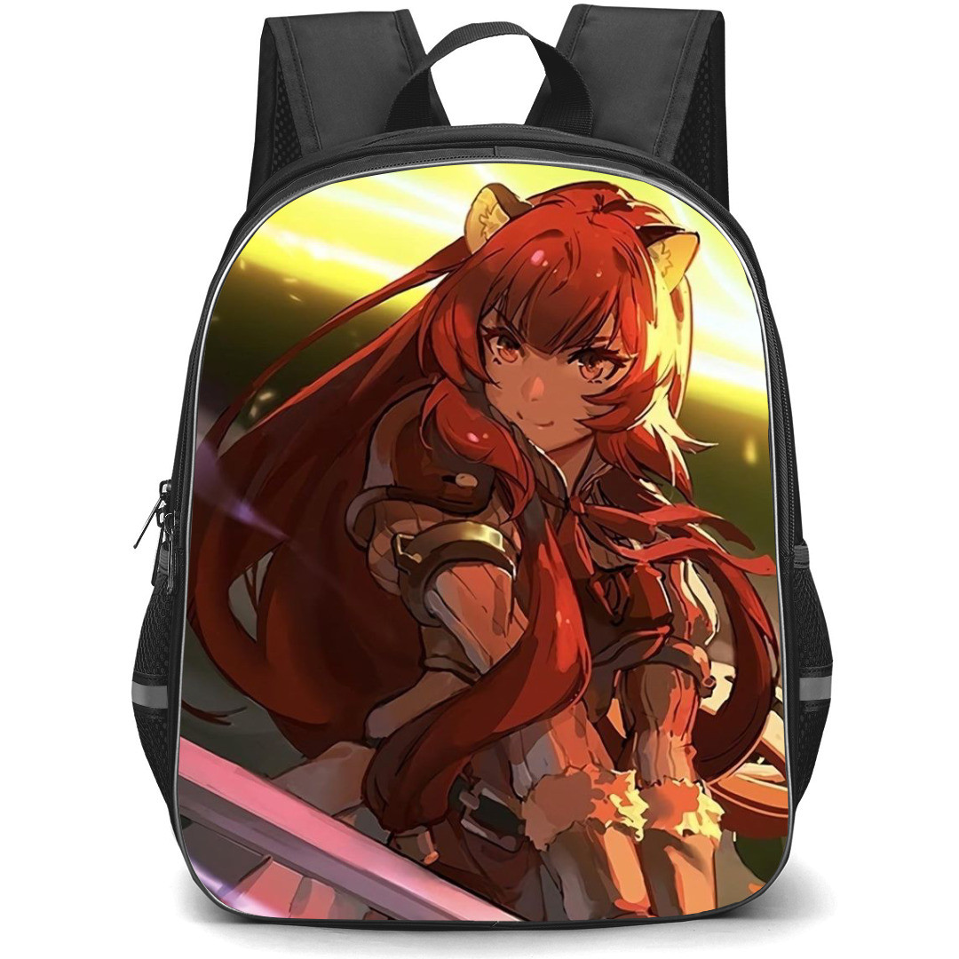 The Rising of the Shield Hero Raphtalia Backpack StudentPack - Raphtalia Holding Sword