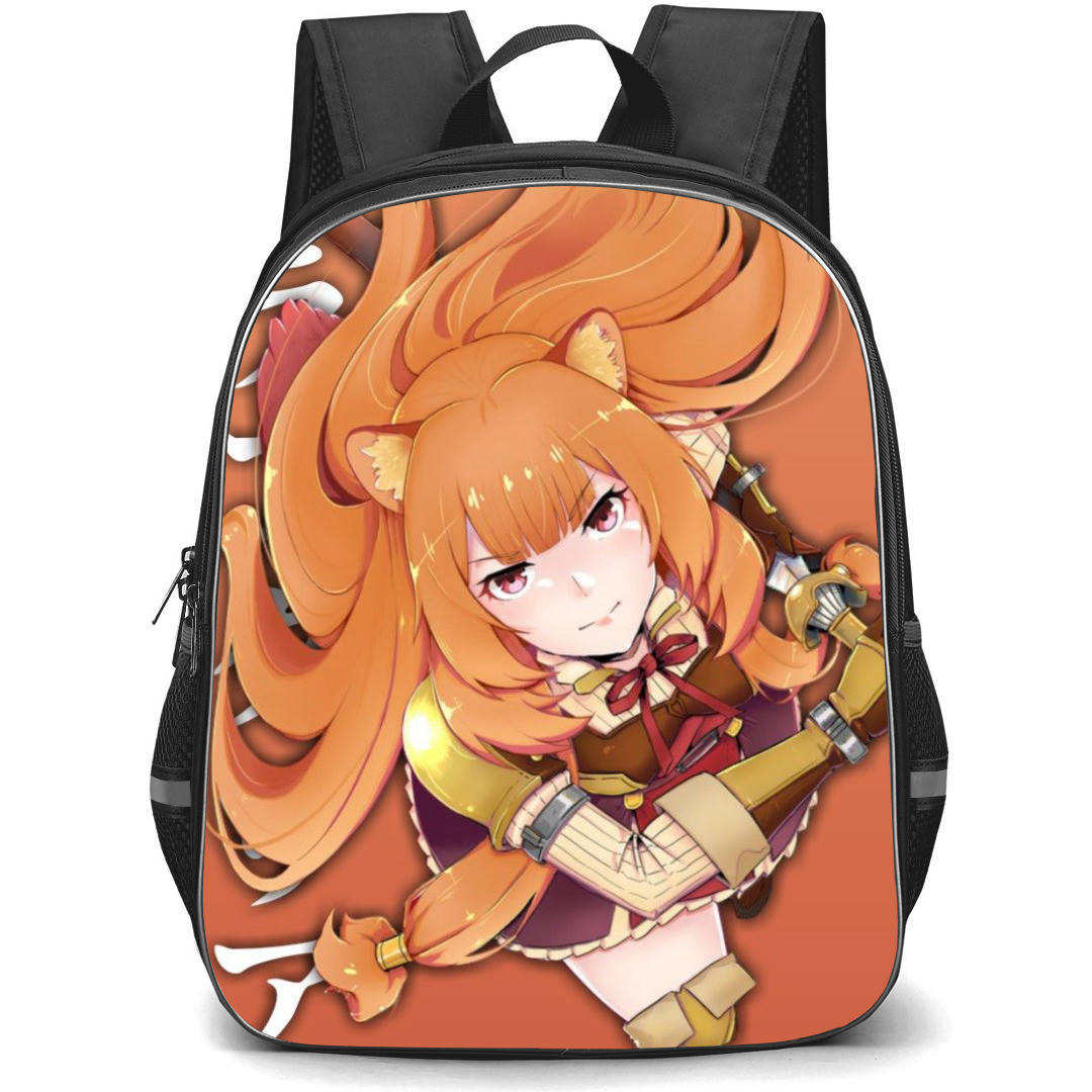 The Rising of the Shield Hero Raphtalia Backpack StudentPack - Raphtalia Orange Background