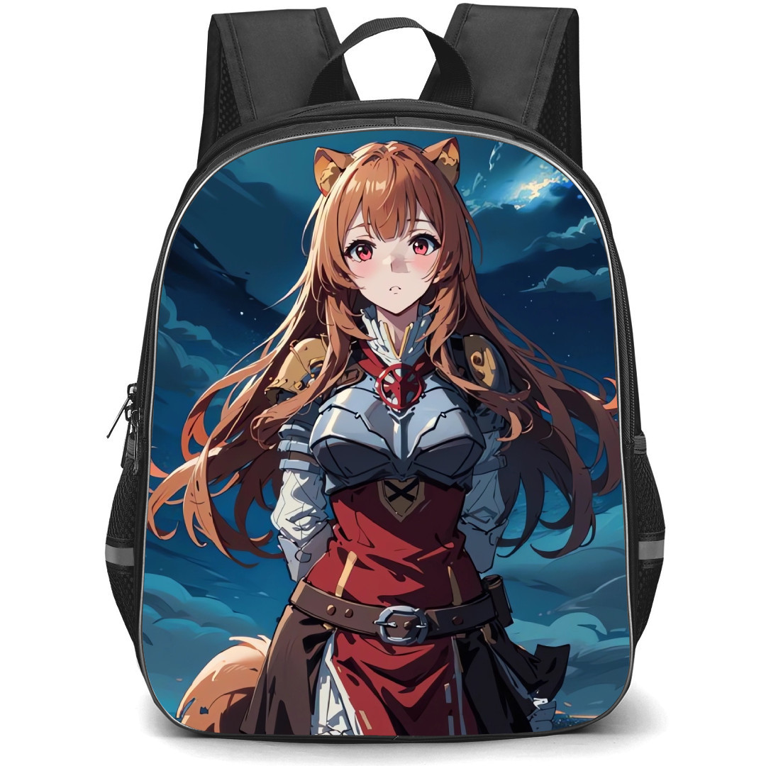 The Rising of the Shield Hero Raphtalia Backpack StudentPack - Raphtalia Standing at Night