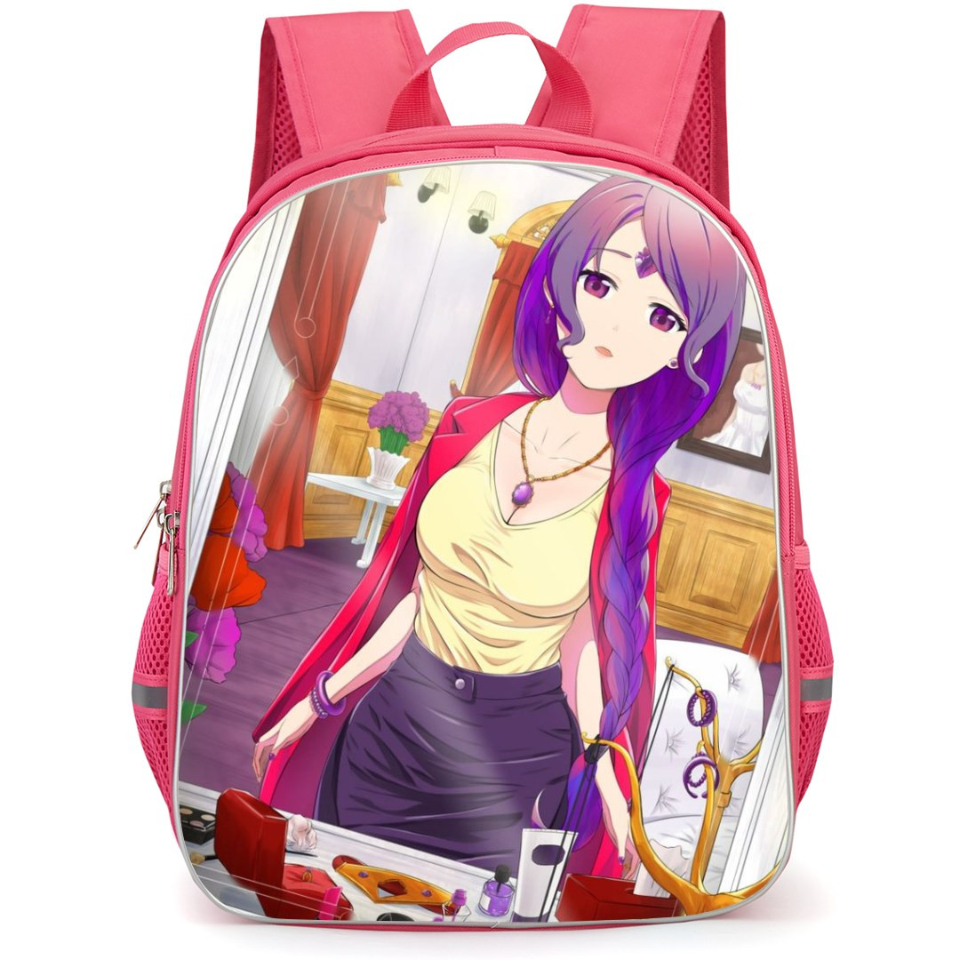 The Rising of the Shield Hero Therese Alexanderite Backpack StudentPack - Therese Alexanderite in Front of the Mirror