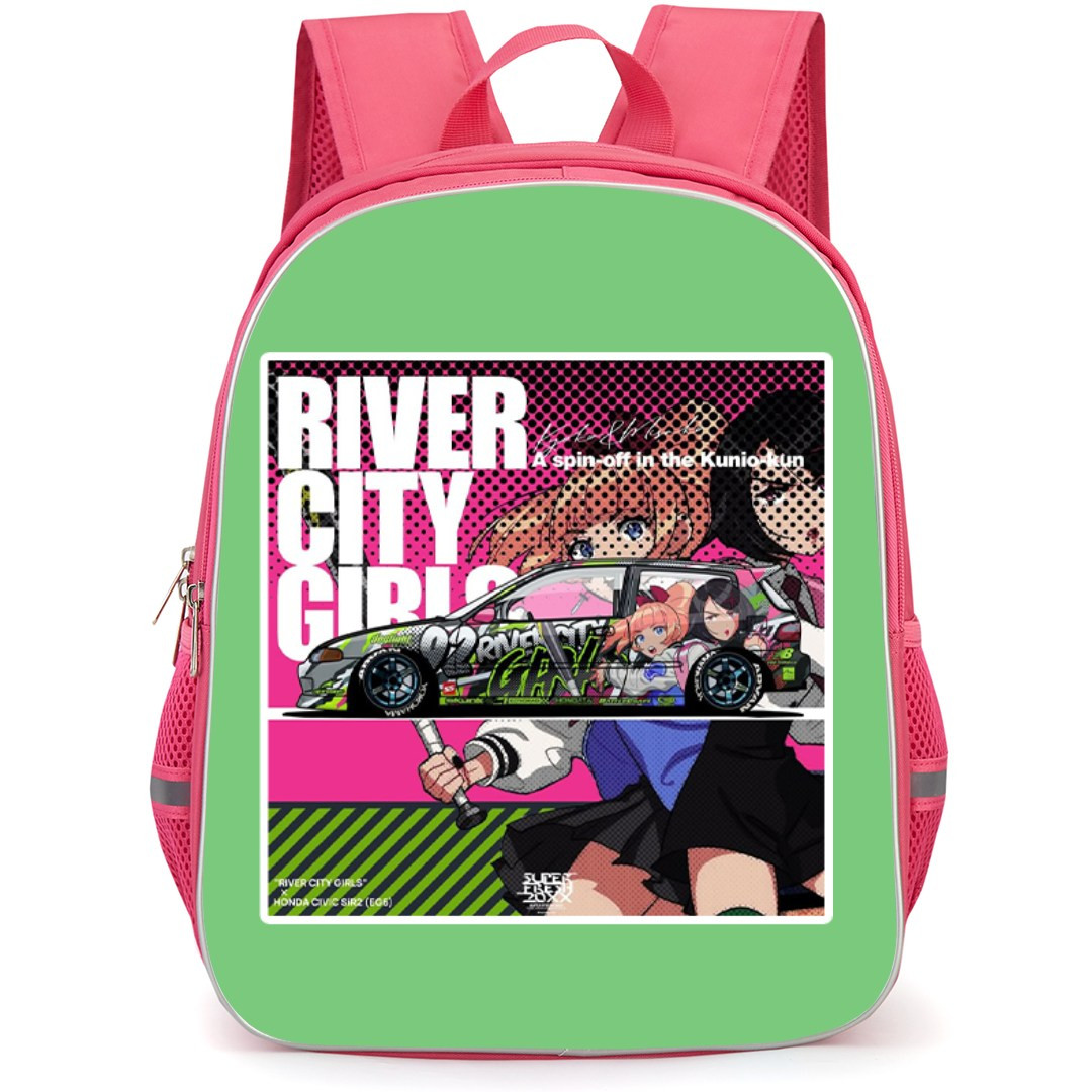 River City Girls Backpack StudentPack - River City Girls Car Sticker
