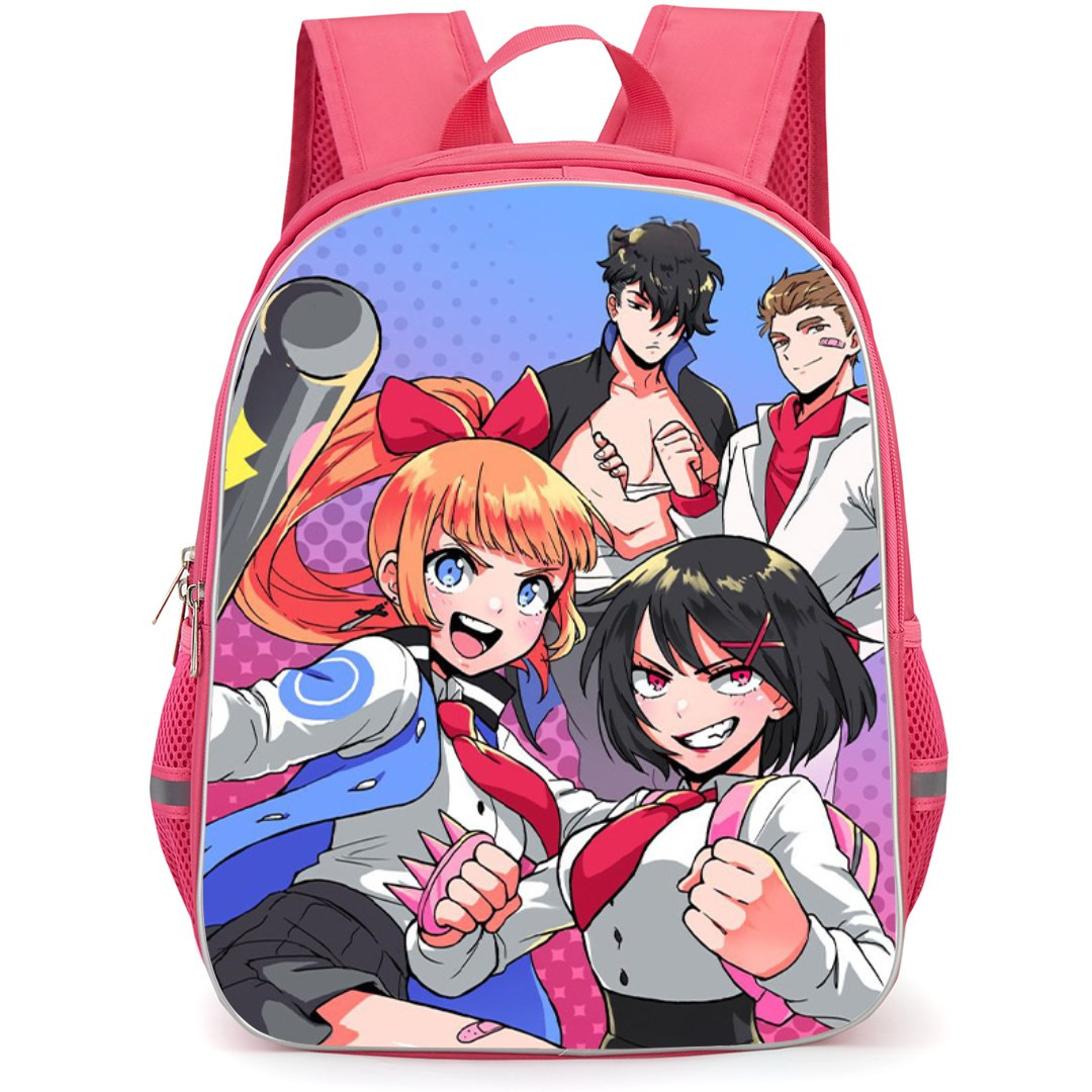 River City Girls Backpack StudentPack - River City Girls Characters Cartoon Art Poster