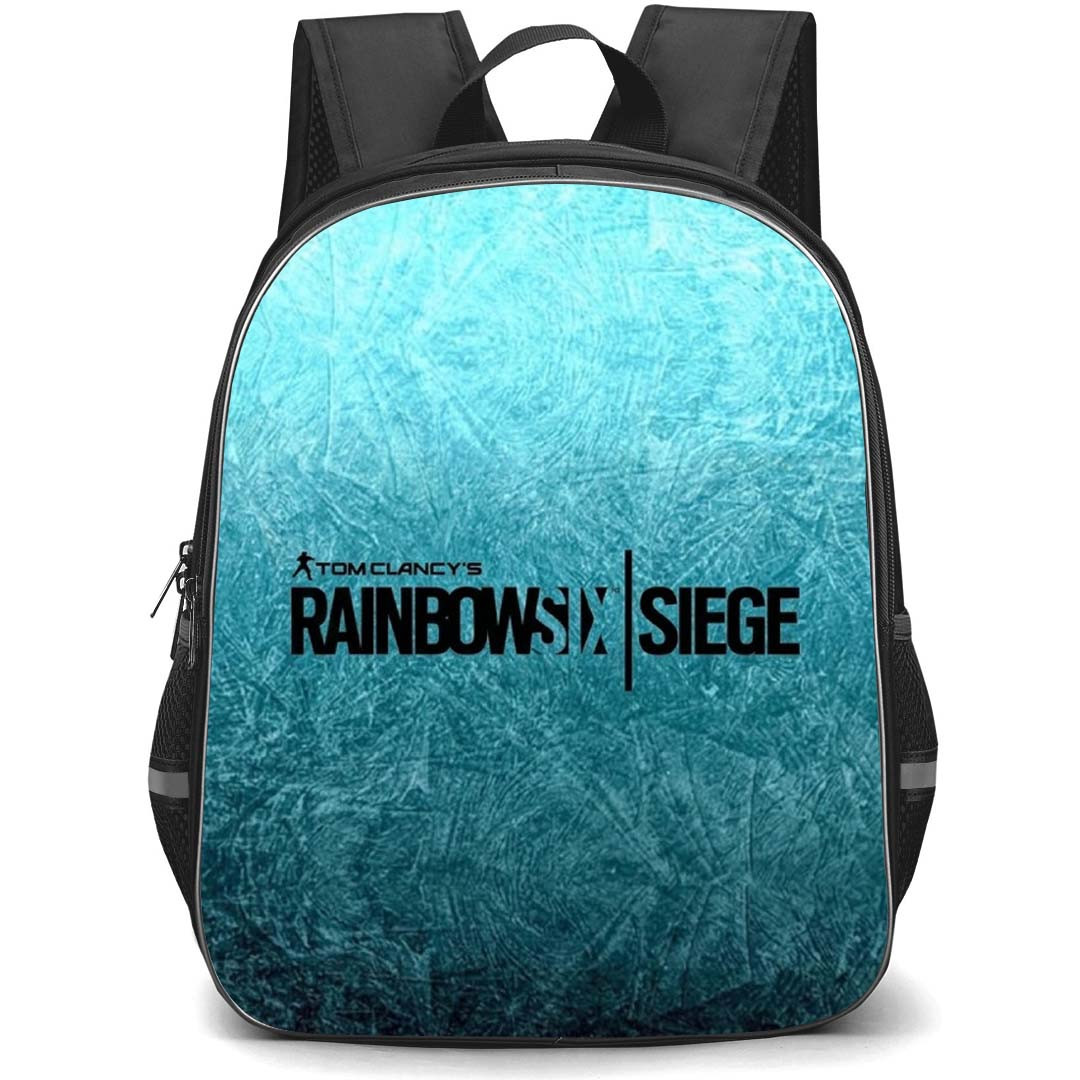 Tom Clancy's Rainbow Six Backpack School Bag StudentPack - Tom Clancy's Rainbow Six Game Logo Ice Poster