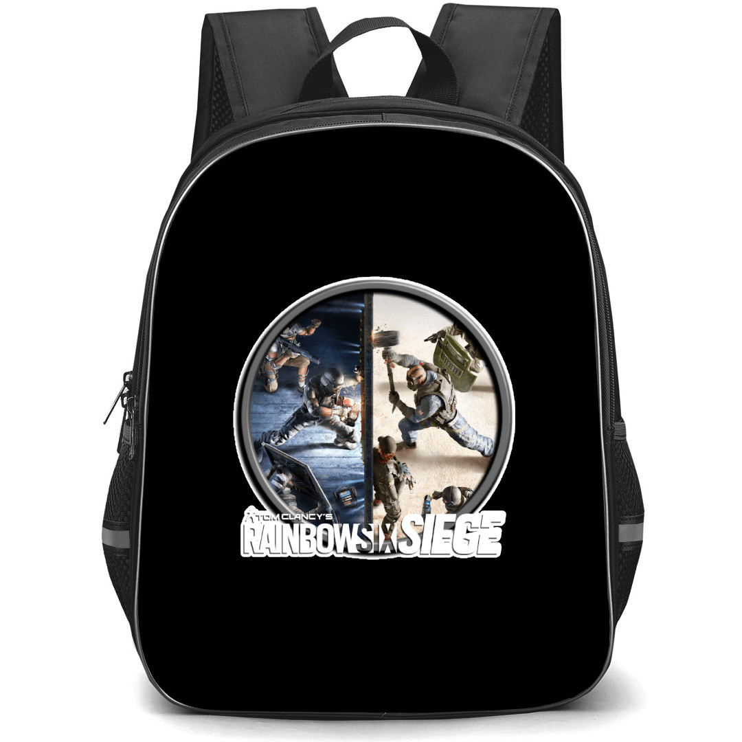 Tom Clancy's Rainbow Six Backpack School Bag StudentPack - Tom Clancy's Rainbow Six Siege Logo Sticker