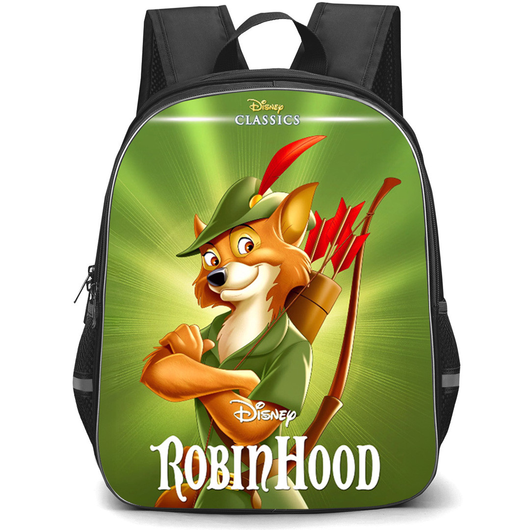 Robin Hood 1973 Backpack School Bag StudentPack - Robin Hood 1973 Fox Archer Disney Animation Art