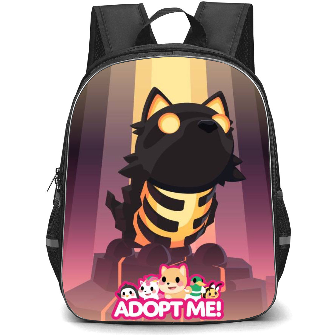 Roblox Adopt Me Lava Wolf Backpack StudentPack - Lava Wolf Cartoon Art