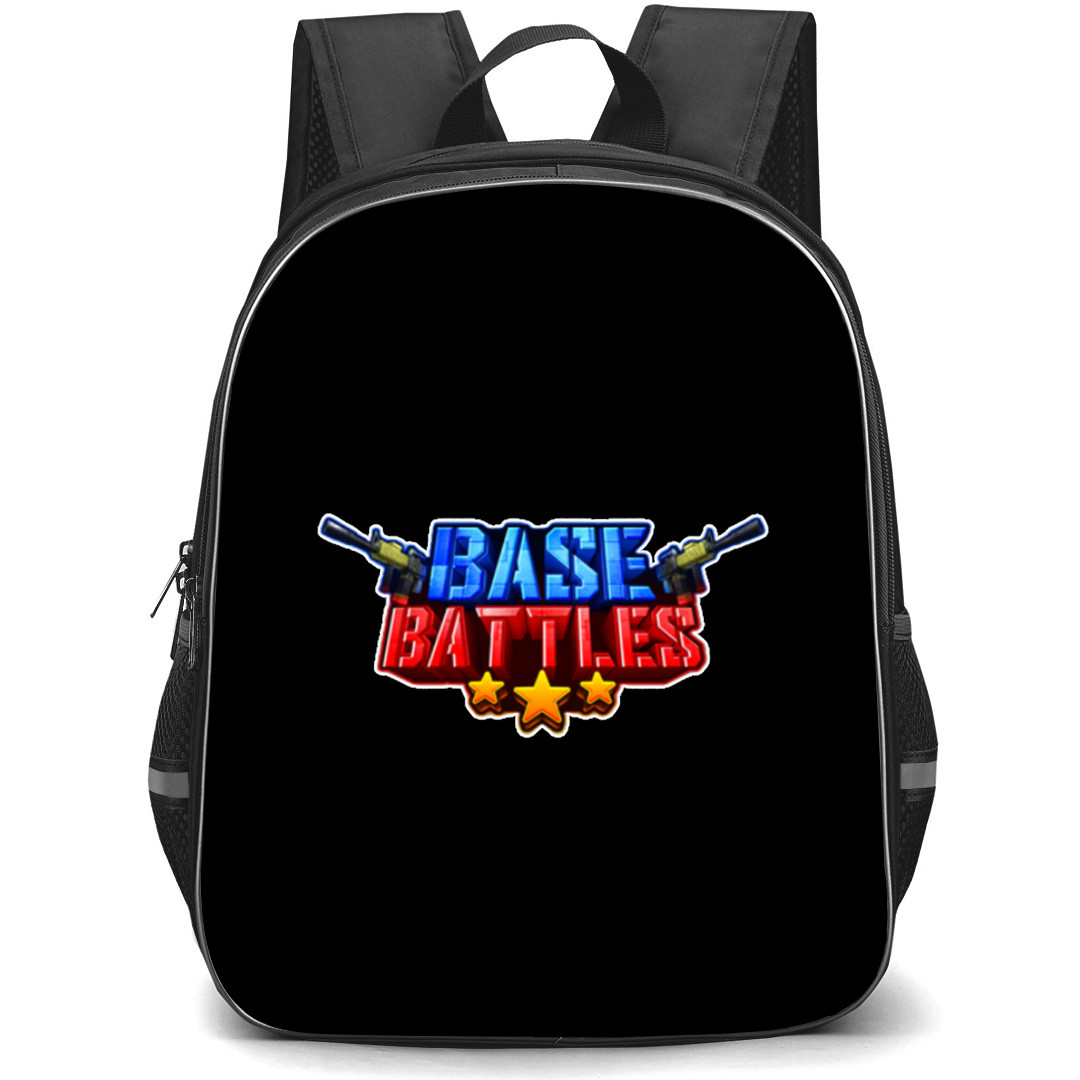 Roblox Base Battles Backpack School Bag StudentPack - Roblox Base Battles Main Logo Sticker