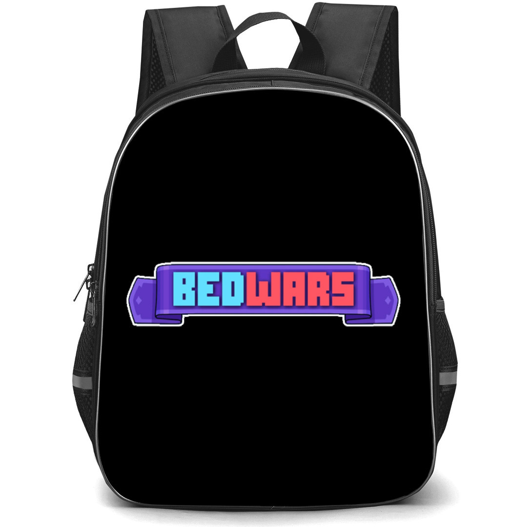 Roblox BedWars Backpack School Bag StudentPack - Roblox BedWars Main Logo Sticker