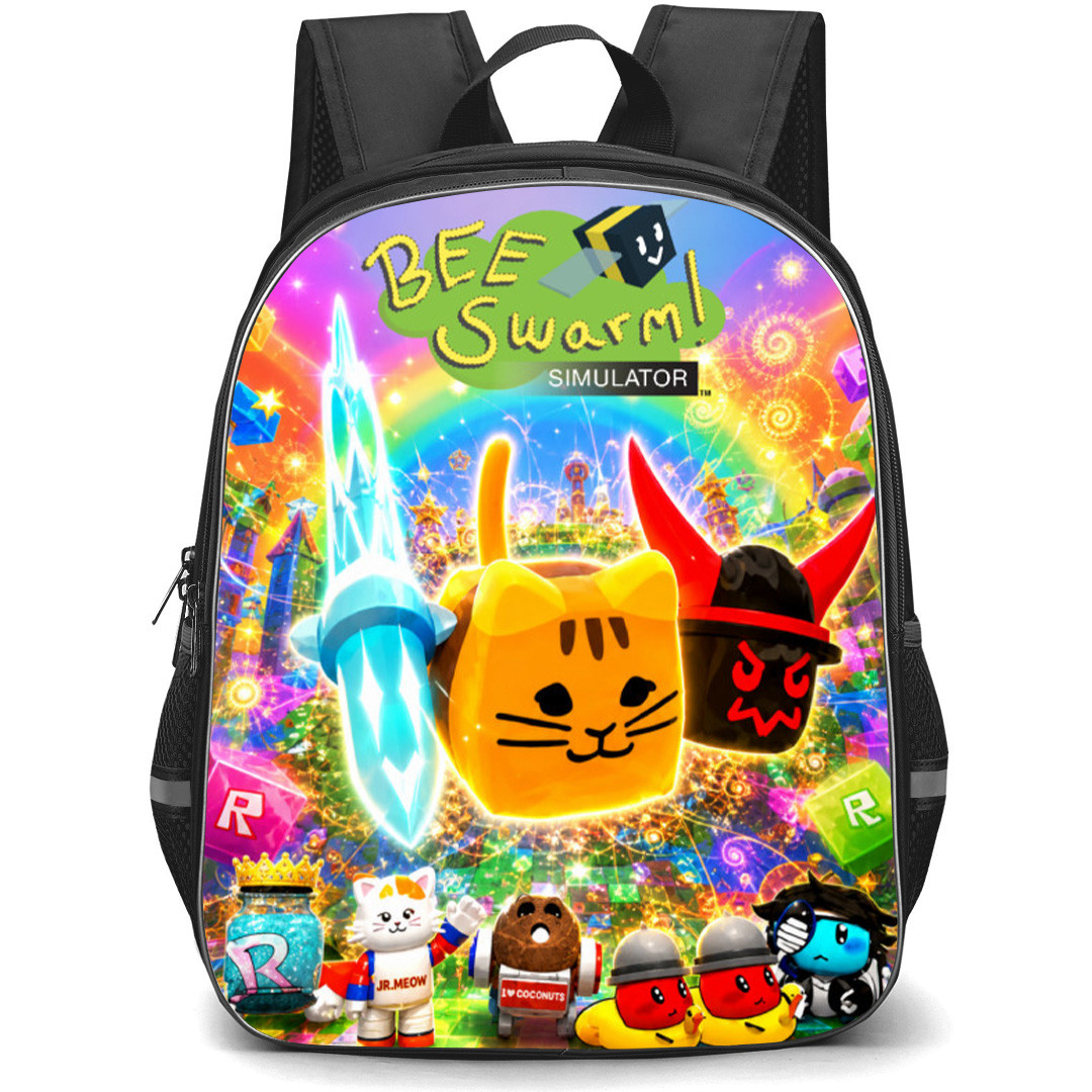 Roblox Bee Swarm Simulator Backpack School Bag StudentPack - Roblox Bee Swarm Simulator Bees Game Poster