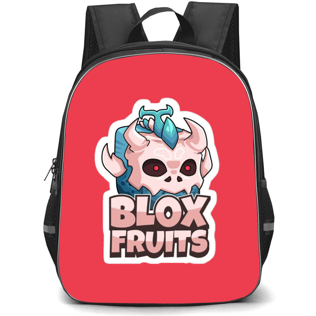 Roblox Blox Fruits Backpack StudentPack - Blox Fruits Series Logo Horns