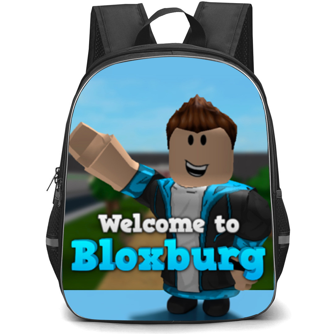 Roblox Welcome To Bloxburg Backpack School Bag StudentPack - Roblox Welcome To Bloxburg Game Cover Art