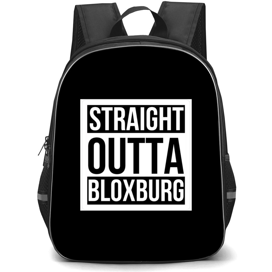 Roblox Welcome To Bloxburg Backpack School Bag StudentPack - Roblox Welcome To Bloxburg Straight Outta Bloxburg