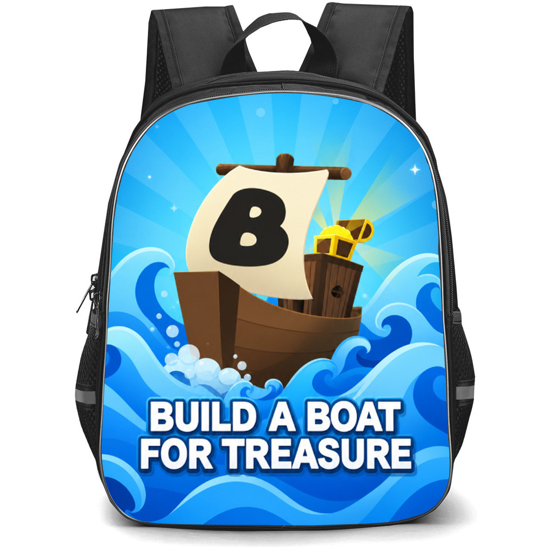 Roblox Build a Boat for Treasure Backpack School Bag StudentPack - Roblox Build a Boat for Treasure Game Logo Poster