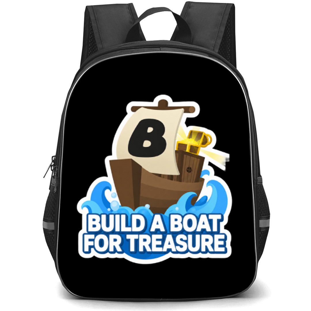 Roblox Build a Boat for Treasure Backpack School Bag StudentPack - Roblox Build a Boat for Treasure Main Logo Sticker