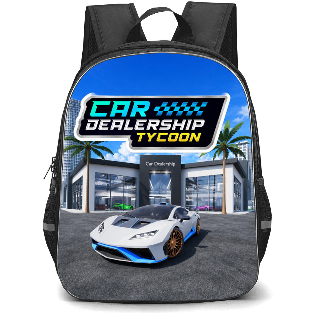 Roblox Car Dealership Tycoon Backpack School Bag StudentPack - Roblox Car Dealership Tycoon Lamborghini Game Poster