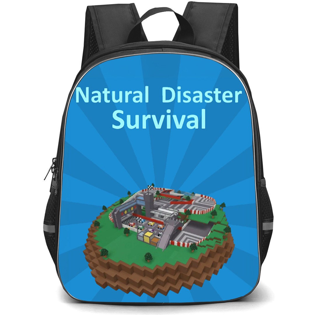 Roblox Natural Disaster Survival Backpack School Bag StudentPack - Roblox Natural Disaster Survival Block Map Poster