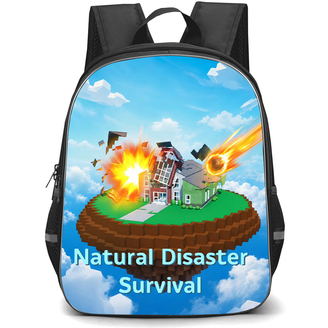 Roblox Natural Disaster Survival Backpack School Bag StudentPack - Roblox Natural Disaster Survival Roblox Meteor Strike Poster