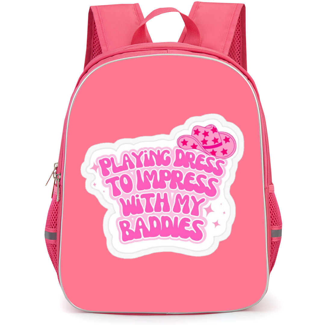 Roblox Dress To Impress Backpack School Bag StudentPack - Baddies Quote Game Sticker