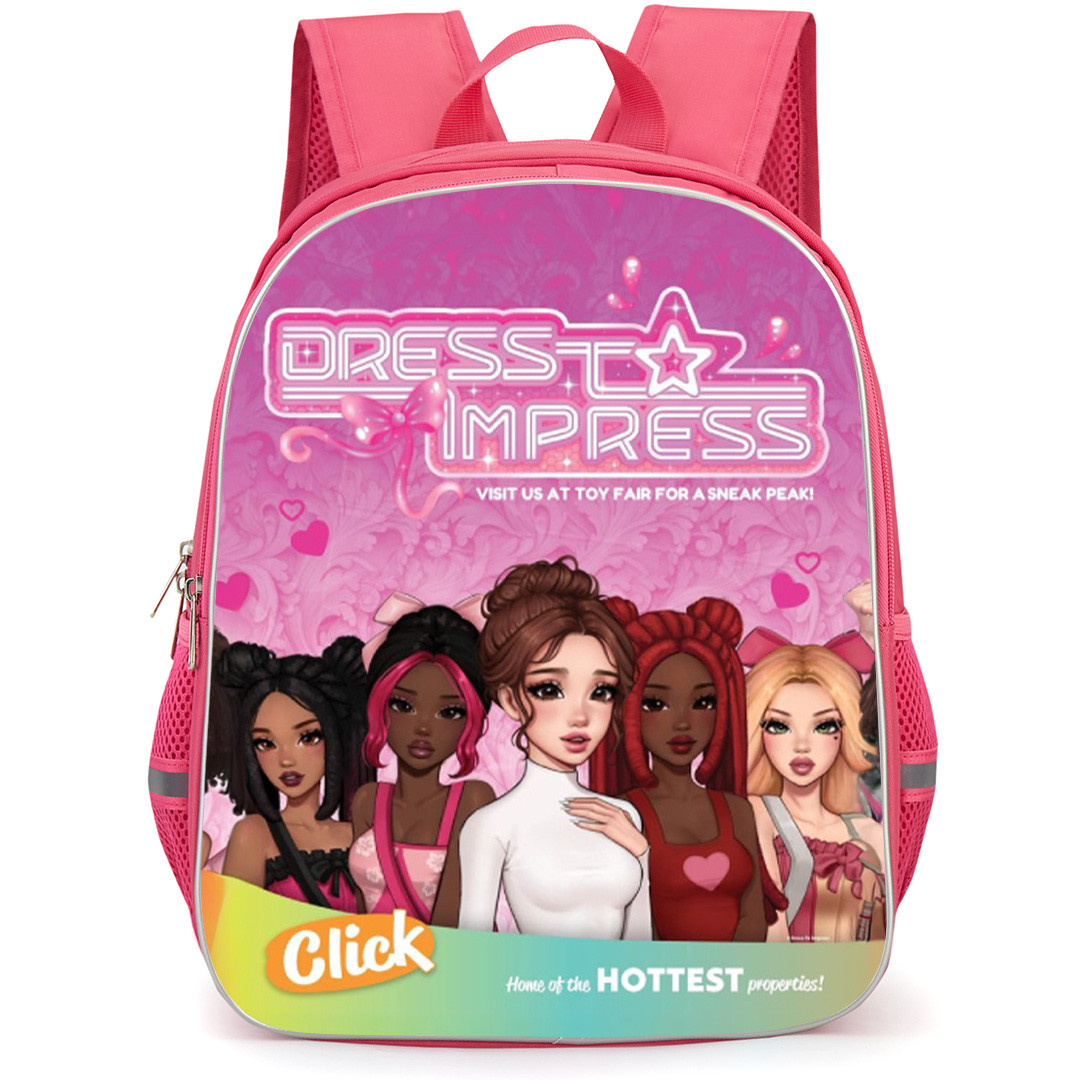 Roblox Dress To Impress Backpack School Bag StudentPack - Characters Game Poster Cartoon Art