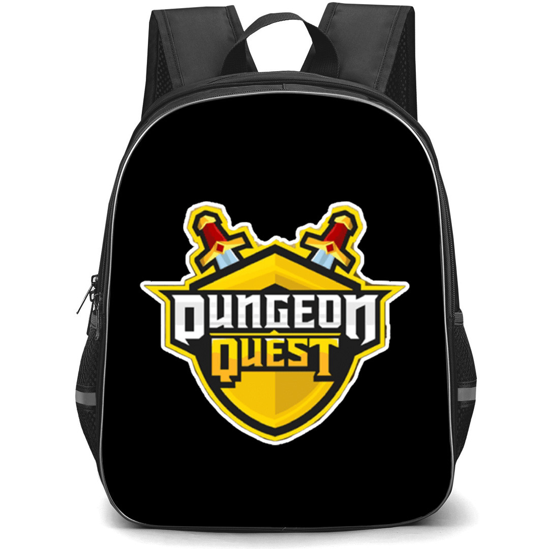 Roblox Dungeon Quest Backpack School Bag StudentPack - Roblox Dungeon Quest Main Logo Sticker