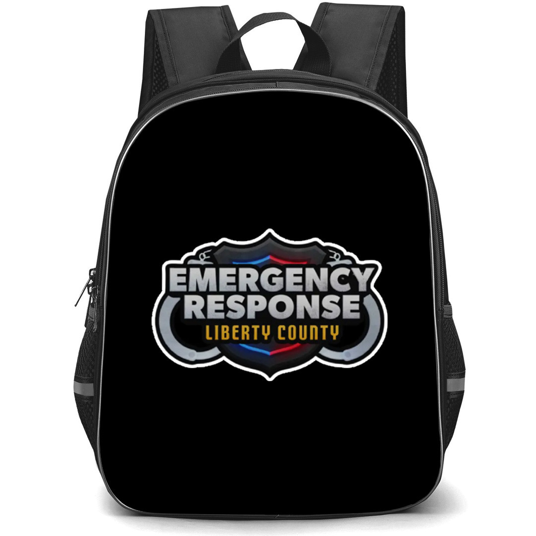 Roblox Emergency Response Liberty County Backpack School Bag StudentPack - Roblox Emergency Response Liberty County Main Logo Sticker