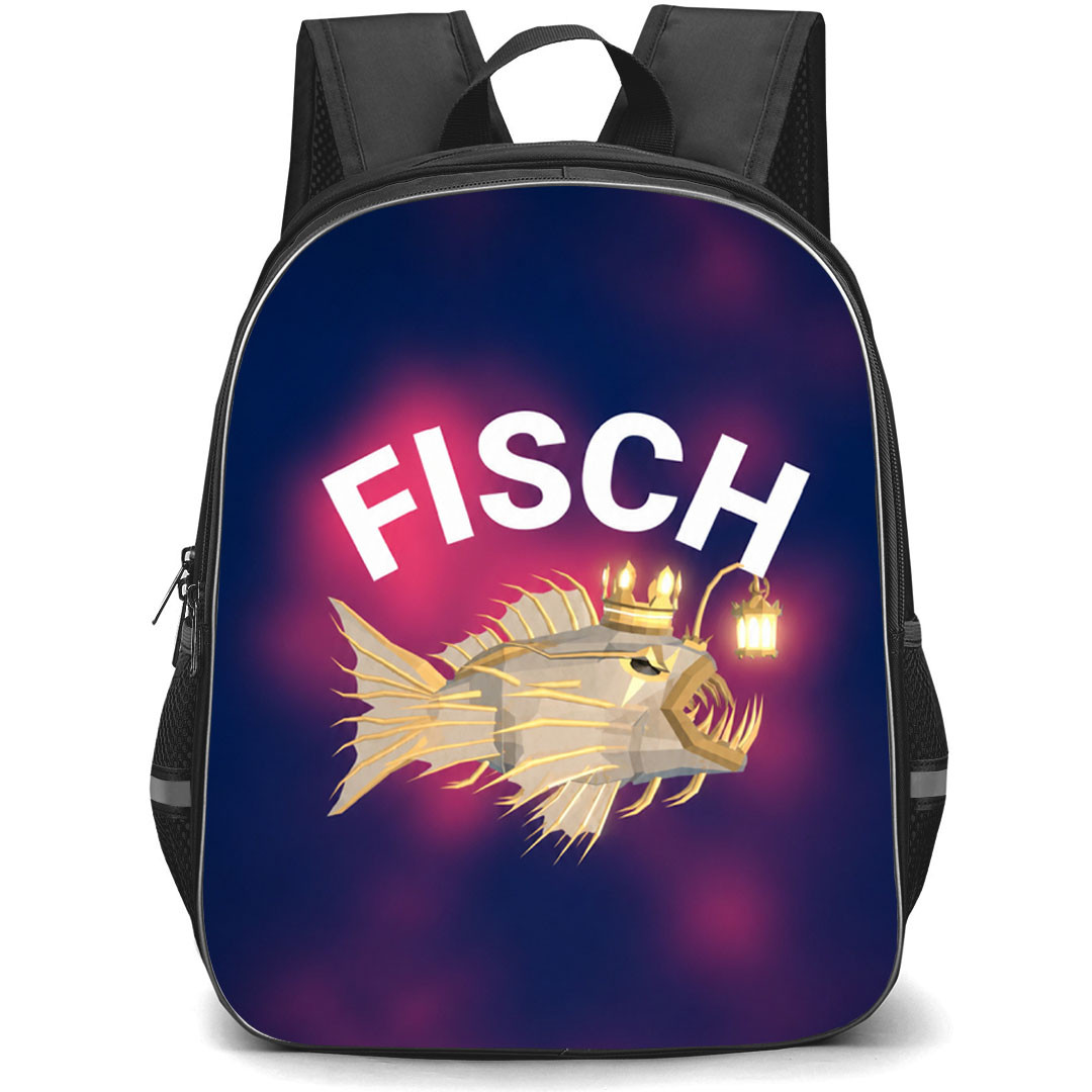 Roblox Fisch Backpack School Bag StudentPack - Roblox Fisch Crowned Anglerfish Poster