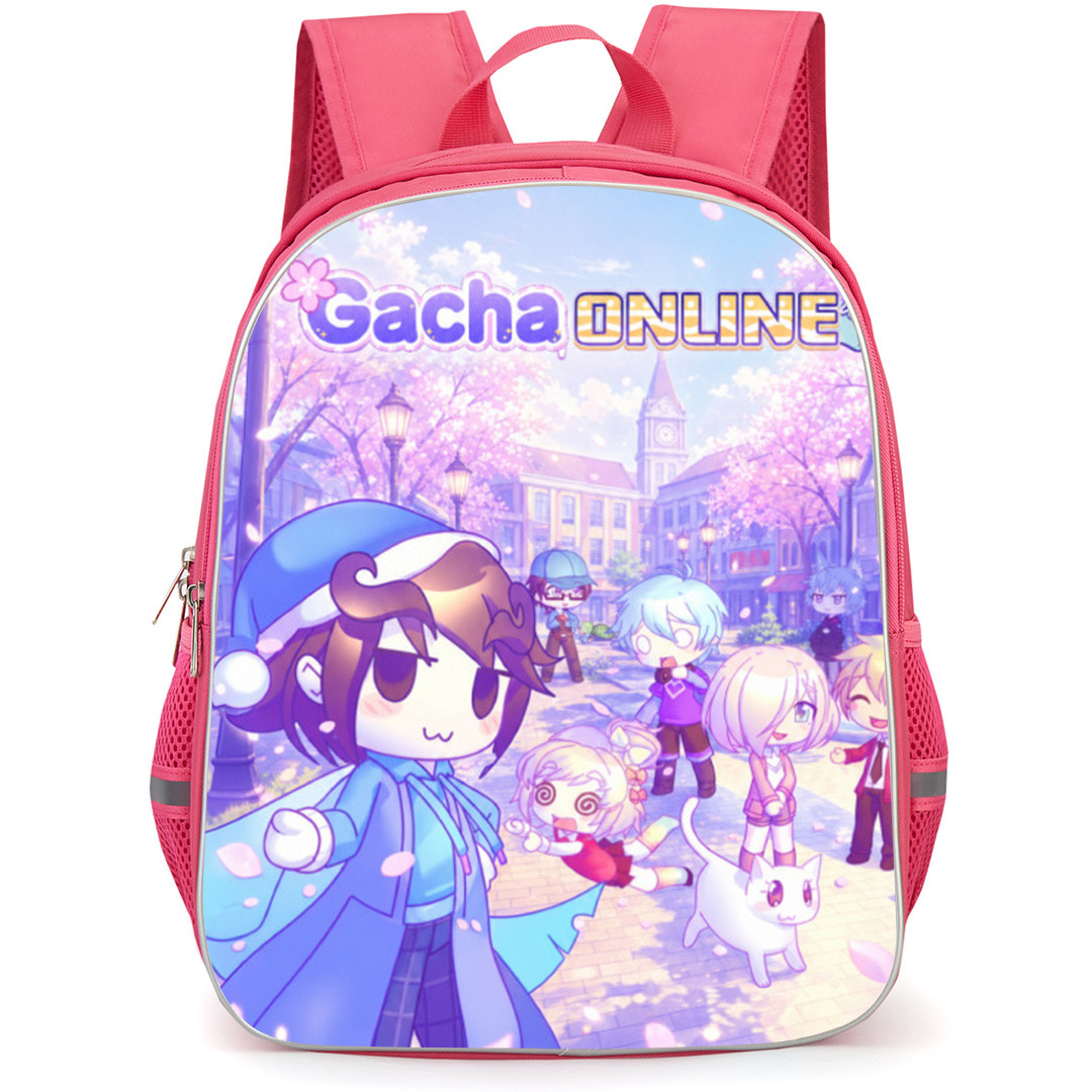 Roblox Gacha Online Backpack School Bag StudentPack - Roblox Gacha Online Cherry Blossom Poster