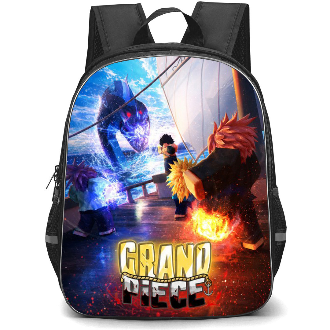 Roblox Grand Piece Online Backpack School Bag StudentPack - Roblox Grand Piece Online Pirate Monster Game Poster