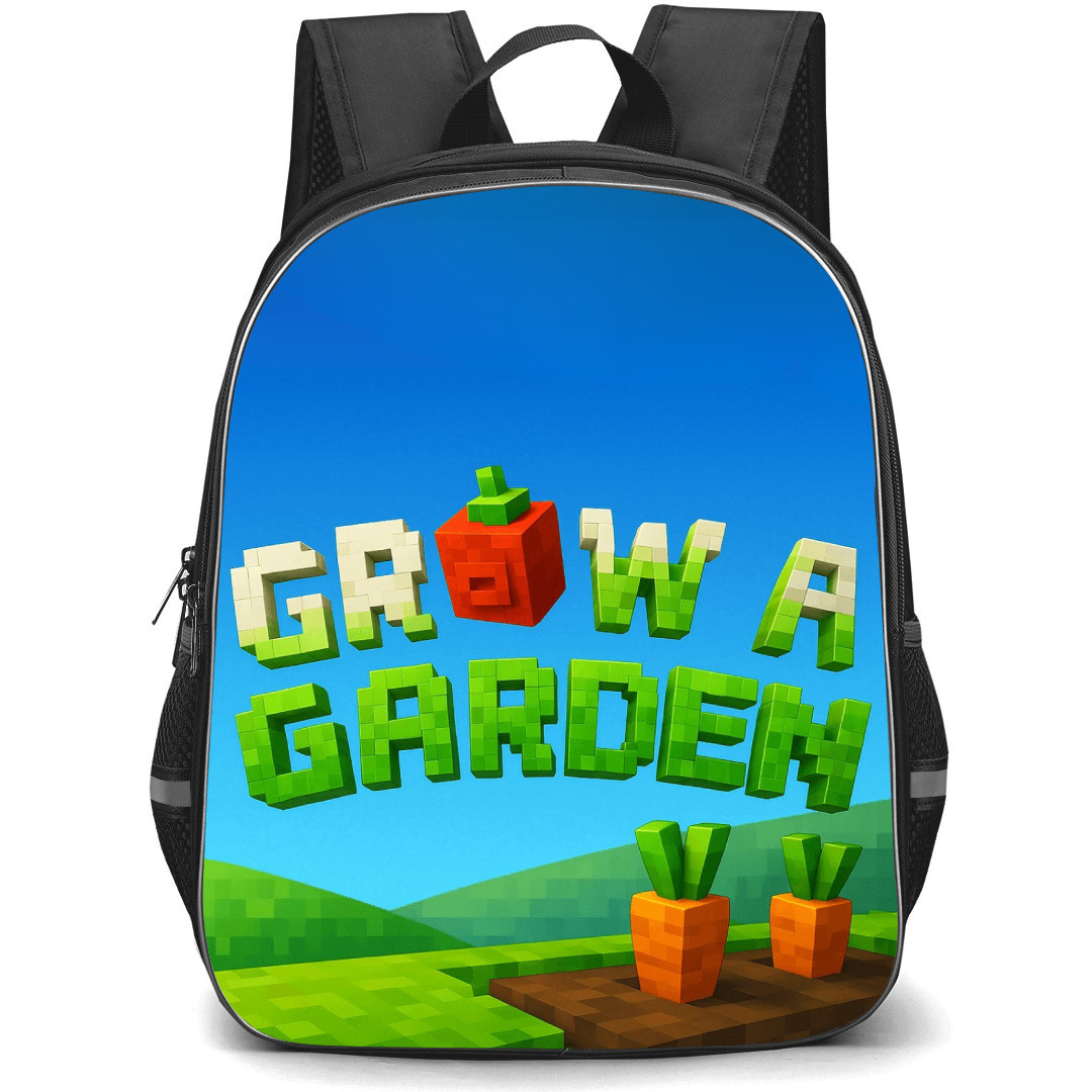Roblox Grow a Garden Backpack StudentPack - Grow a Garden Series Logo Carrot