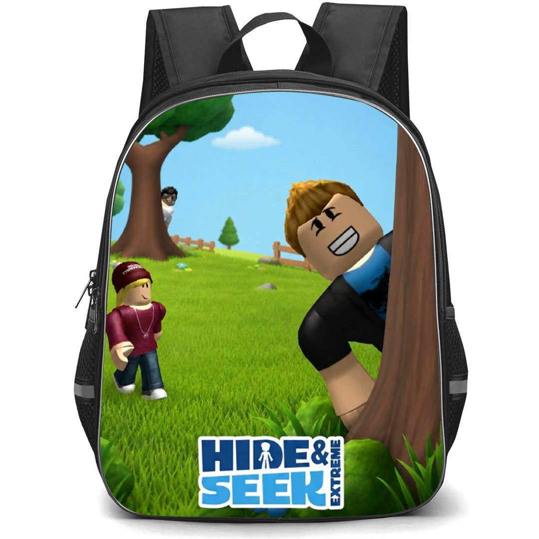 Roblox Hide and Seek Extreme Backpack School Bag StudentPack - Roblox Hide and Seek Extreme Hiding in Trees Game Poster