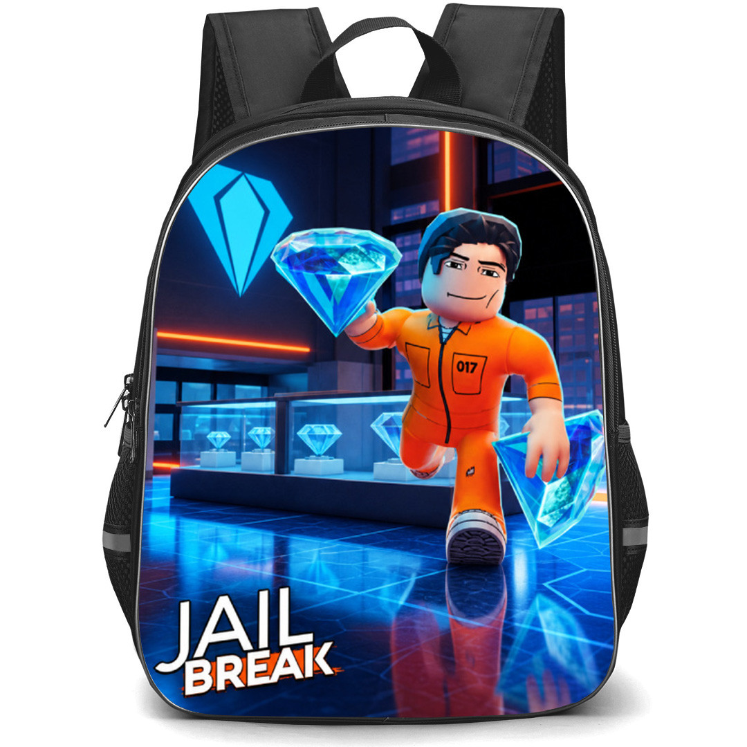 Roblox Jailbreak Backpack School Bag StudentPack - Roblox Jailbreak Diamond Game Poster