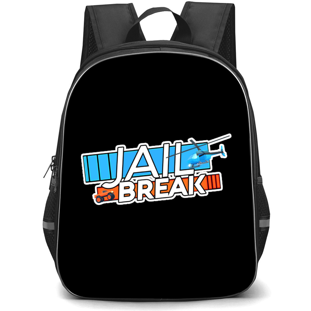 Roblox Jailbreak Backpack School Bag StudentPack - Roblox Jailbreak Main Logo Sticker