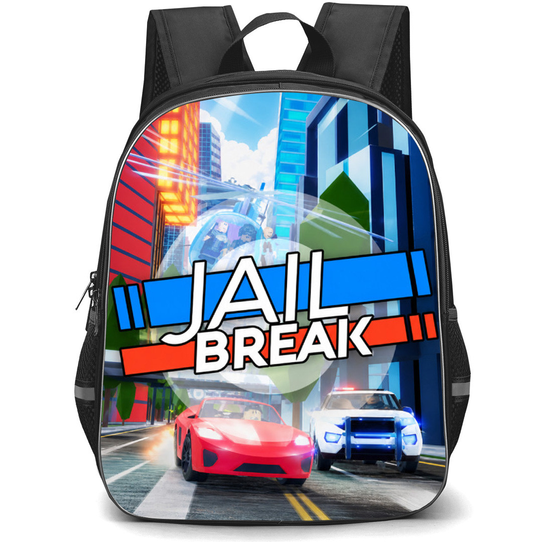 Roblox Jailbreak Backpack School Bag StudentPack - Roblox Jailbreak Police Chase Game Poster