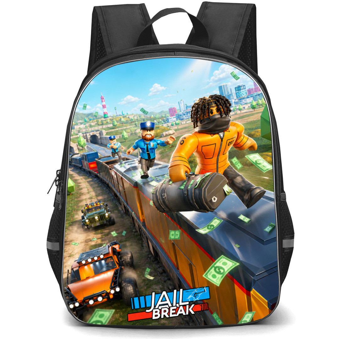 Roblox Jailbreak Backpack School Bag StudentPack - Roblox Jailbreak Train Robbery Game Poster