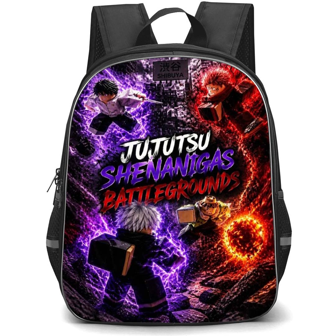 Roblox Jujutsu Shenanigans Backpack School Bag StudentPack - Roblox Jujutsu Shenanigans Shibuya Battle Game Poster