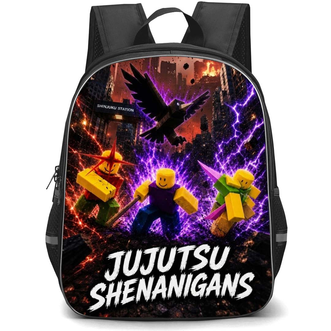 Roblox Jujutsu Shenanigans Backpack School Bag StudentPack - Roblox Jujutsu Shenanigans Shinjuko Station War Game Poster