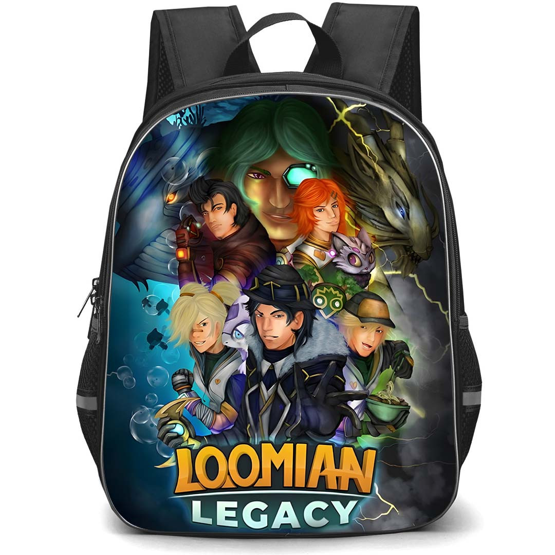Roblox Loomian Legacy Backpack School Bag StudentPack - Roblox Loomian Legacy Characters Fierce Power Types Series Poster
