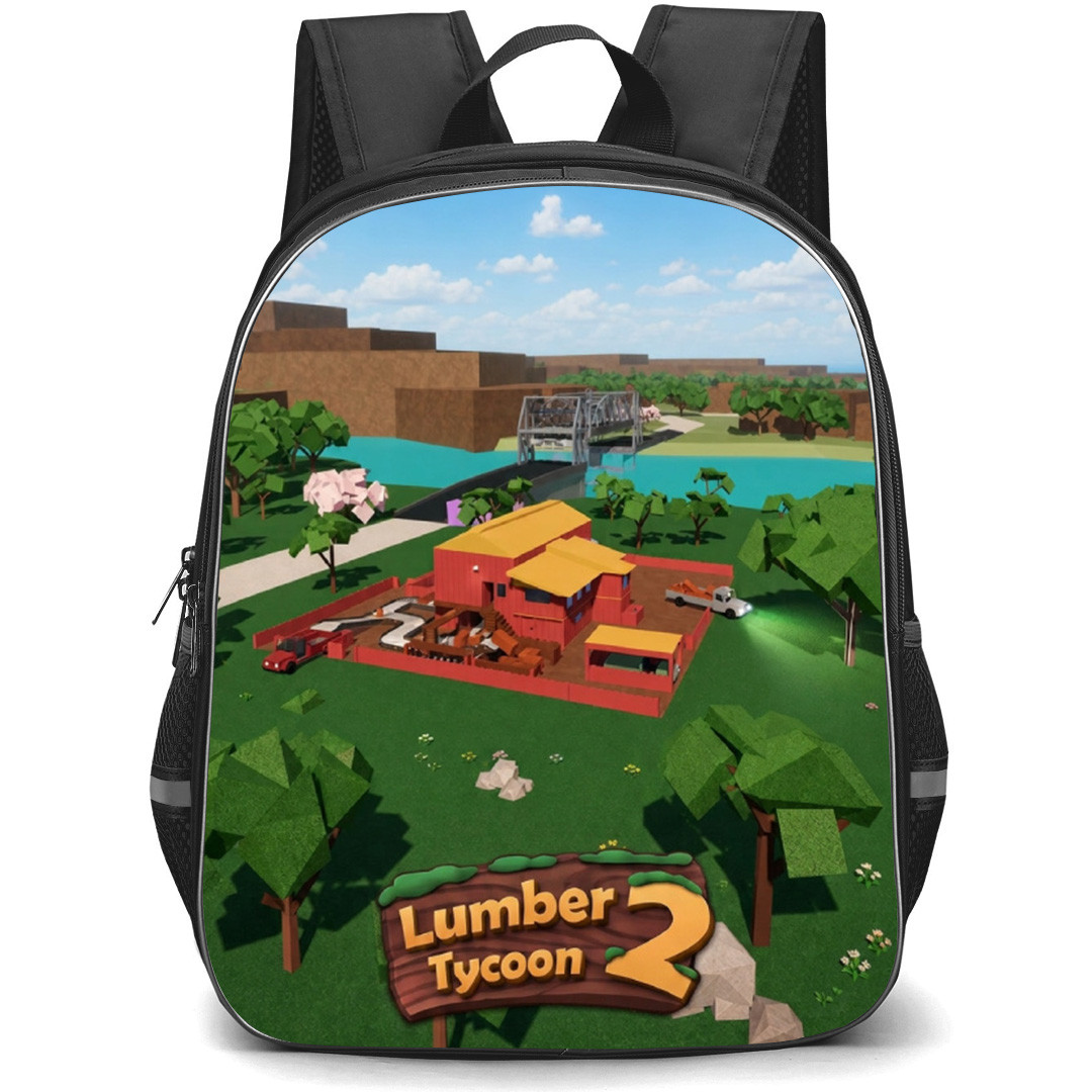 Roblox Lumber Tycoon 2 Backpack School Bag StudentPack - Roblox Lumber Tycoon 2 Scenery Game Poster