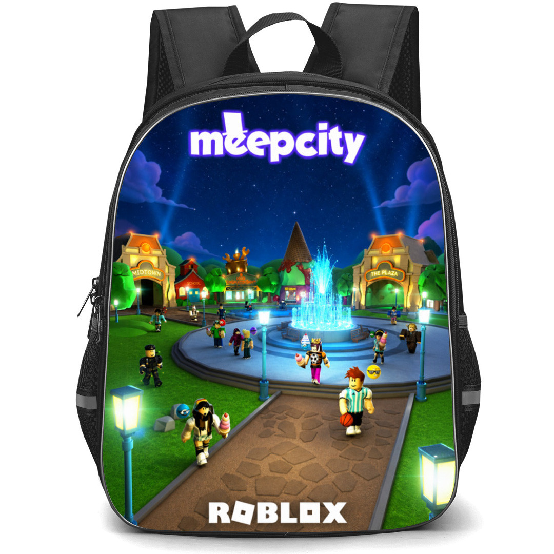 Roblox MeepCity Backpack School Bag StudentPack - Roblox MeepCity Fountain Game Poster