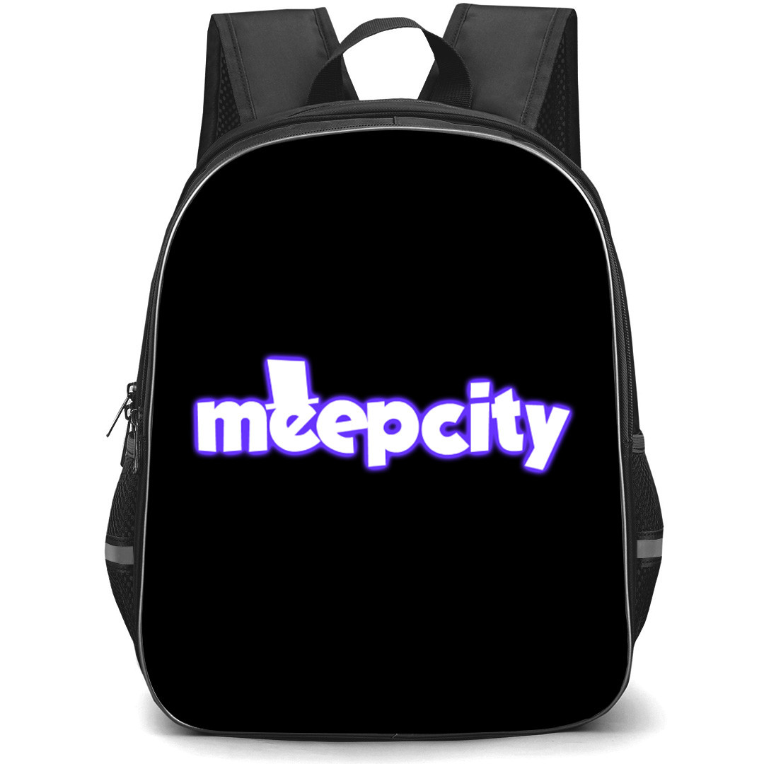 Roblox MeepCity Backpack School Bag StudentPack - Roblox MeepCity Main Logo Sticker